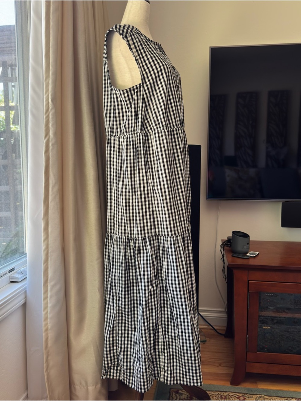 Everlane The Tiered Midi Dress Medium - Picture 5 of 12